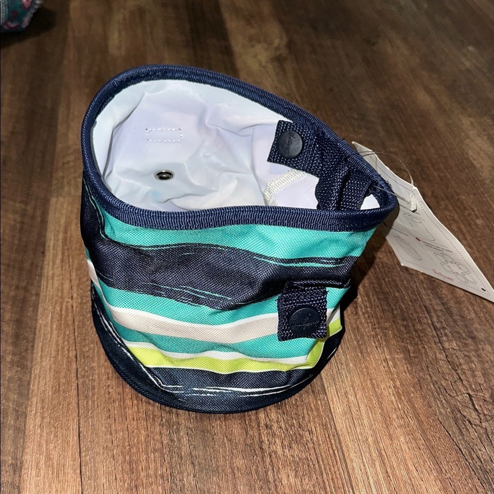 Thirty One Oh Snap Bin Striped NWT‎
